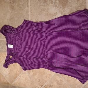 Old Navy blue/pink stripe tank top size XS